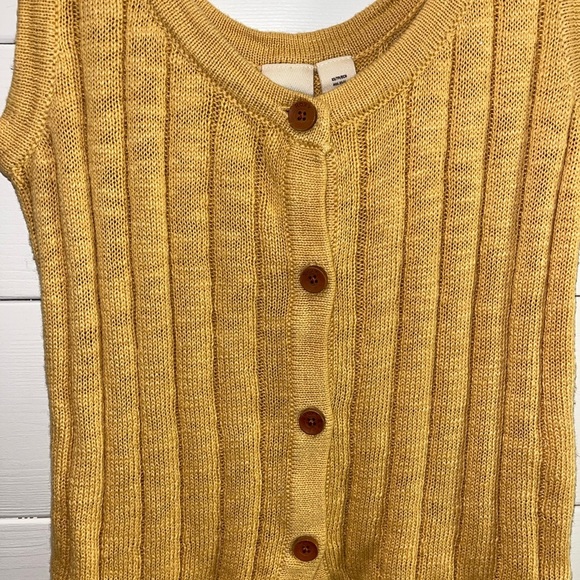 ROXY Corn Yellow Knit Tank Top – Size XS - Picture 4 of 7